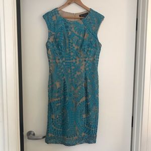 Alex Evenings Embroidered sheath dress